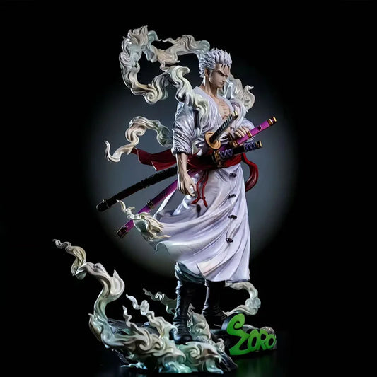 Figura Zoro – Kimono Blanco ⚔️